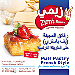 Evoiki Zimi Puff Pastry Sheets - French Style, For Sweet & Savoury 450 g