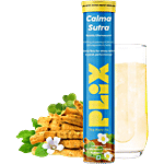 Plix Life Ashwa Calm Effervescent Tablet - For Relaxation & Stress Relief, Lemon Twist 15 pcs 