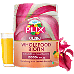 Plix Olena Wholefood Biotin Powder - Enriching Hair Growth Formula, Orange 120 g 