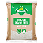 Ganesh Sorghum/Jowari Atta - Millet Flour, Gluten-free, High In Fibre 500 g Pouch