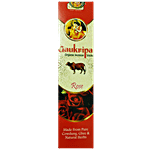 Kamdhenu Gaukripa Organic Incense Agarbatti Sticks - Rose, Made From Cow Dung, Ghee, Herbs 120 g