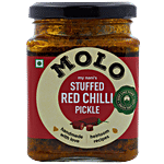 Molo My Nani's Stuffed Red Chilli Pickle 250 g Jar