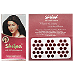 Shilpa Shilpa Vive Sticker Kumkum -Bindi, For Women 10 pcs Deep Red,Size 5
