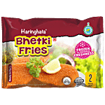 Haringhata Ready To Fry Snacks Bhetki Fish Fries, Premium Quality 150 g 