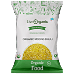 Live Organic Moong Dhuli - Natural, Fresh & Healthy 500 g