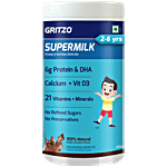 Gritzo Supermilk For 2-6 Yrs Protein & Nutrition Drink Mix - Double Chocolate 400 g 