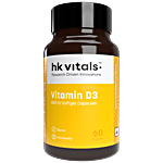 Healthkart HK Vitals Vitamin D3 2000 IU Softgel Capsule - Supports Immunity 60 pcs 
