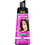 Vcare  Shampoo Hair Colour Triple Plus - No Paraben & Sulphates, Black 180 ml 