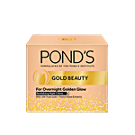 Ponds Gold Beauty - Overnight Golden Glow Cream, With 24k Pure Gold 35 g 