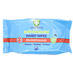 Green Shield Anti-Bacterial Handy Wipes - Cleans, Sanitises & Protects 20 pcs 