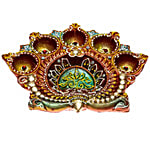 SriRudra 5 Diya - Hati, Traditional Terracotta Lamp 1 pc