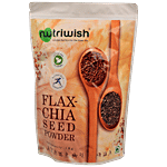 Nutriwish Flax-Chia Seed Powder - Rich Source Of Energy, Fibre & Protein 1 kg 