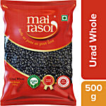 Mai Rasoi Black Kali Urad - Whole Sabut- Unpolished 500 g Pouch