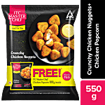 ITC Master Chef Chicken Nugget- Crunchy, High Protein, No Added Preservatives 450 g (Get Chicken Popcorn, 100 g Free)