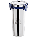 PddFalcon Stainless Steel Eco Nxt Glass - 100% Leak Proof, Blue 520 ml