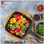 Bergner Aluminium Grill Pan - Non Stick Coated, 24 cm, Bakelite Handle 1 pc