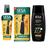 Sesa Anit-Hair Fall Oil & Medicinal Shampoo - Supports Growth, Fights Thinning 2 pcs