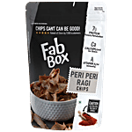 Fabbox Ragi Chips - Peri-Peri, Healthy Snack, Weight Management, Gluten-Free, Vegan 215 g