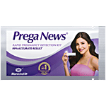 Mankind Prega News - India's No. 1, HCG Home Pregnancy Test, One Step Urine Test, Easy to Use, Accurate Results in 5 Minutes 1 pc 