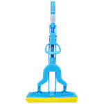 Mr Gleam Super Soaker PVA Floor Mop - Steel Handle, Blue 1 pc 