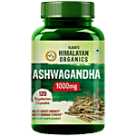 Vlado's Himalayan Organics Ashwagandha 1000 mg Capsules - Manages Stress, Boosts Energy 120 pcs 