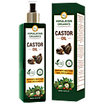 Himalayan Organics Castor Oil - Provides Hydration, For Healthier Hair, Skin, Nails 200 ml 
