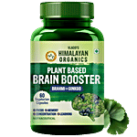Vlado's Himalayan Organics Plant Based Brain Booster Brahmi + Ginkgo Capsules 60 pcs 
