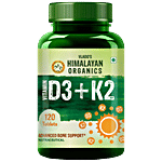 Vlado's Himalayan Organics Vitamin D3 + K2 Tablets 120 pcs 