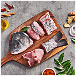 fresho! Catla Fish Curry Cut/Bengali Cut 250 g (4-7 pcs)