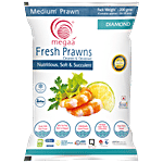 Megaa Medium Prawns - High In Protein, Zinc & Antioxidants 200 g