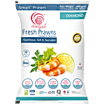 Megaa Small Prawns - Fresh, Juicy & Cleaned 400 g