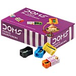 Doms Pencil Sharpeners - Easy Grip, Durable, Compact 20 pcs