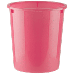Polyset Embassy Dustbin - Durable & Elegant, Pink 6 L 