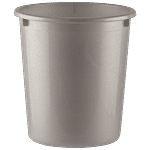 Polyset Embassy Dustbin -  Durable & Elegant Silver 6 L 