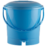 Polyset Super Pedal Dustbin - 7 Plain, Blue, For Home & Office Use 8 L 