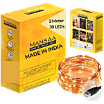 Mansaa USB Copper String Lights - 3 M 30 LEDs Warm White 1 pc