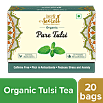 indiSecrets Pure Tulsi Tea 34 g (20 Bags x 1.7 g)