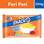 Sundrop Snacko Instant Sweet Corn - Peri Peri Flavour, No Preservatives 229.6 g Pouch