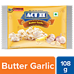 ACT II Microwave Popcorn - Butter Garlic Flavour, Snacks 108 g Pouch