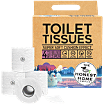 The Honest Home Company Toilet Tissues Rolls - 3 Ply 4 pcs (300 Pulls)