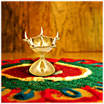 Shubhkart Nitya Poona Divi/Brass Diya 1 pc