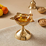 Shubhkart Nitya Poona Divi/Brass Diya 1 pc