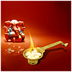 Shubhkart Nitya Brass Puja Jyot Kapooram Dhoop Aarti 1 pc