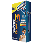 Gillette Guard 3 Razor for Men  1 Razor and Pack og 8 Cartridges 1 pc 