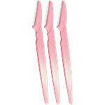 Sanfe Eyebrow Touch Up Face 5 In 1 Razor - For Upper Lip, Chin, Bikini Line, Peach Fuzz 3 pcs