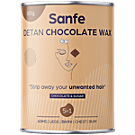Sanfe 5 In 1 Detan Chocolate Wax - Removes Dead Skin, For Hair Removal 600 g