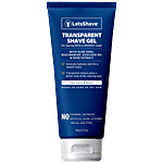 LetsShave Transparent Shave Gel - Hydrates Skin, For Face & Body 150 g 