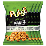 Pulse Natkaare Peanuts - With Tangy Twist, High In Fibre, Protein & Fat 152 g Pack Of 4