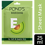 Ponds Vitamin Duo Sheet Mask - Nourishing, Vitamin E + Avocado Extract, For Soft & Supple Skin 25 ml