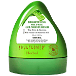 Soulflower Aloe Vera Gel With Vitamin C Tea Tree Hyaluronic Acid for Face, Hair Styling, Skin Brightening 100 ml 